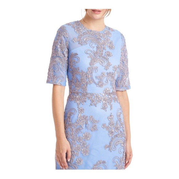 JS Collection Mallory Soutache Evening Column Gown NWOT - Picture 3 of 12